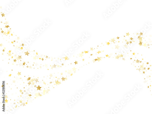 Magic gold sparkle texture vector star background.