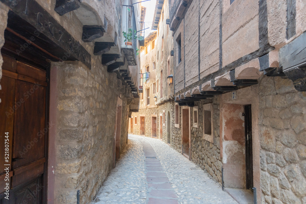 Fototapeta premium Streets, houses and details of Albarracín, Teruel (Spain)