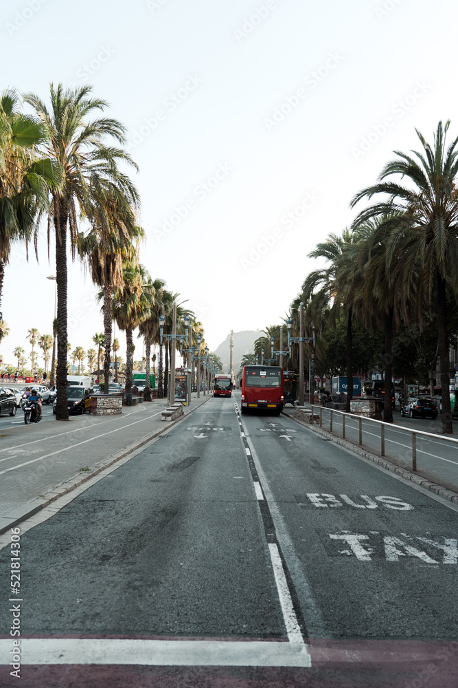 Avenue Barcelone Espagne 