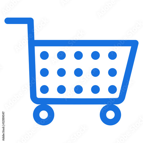 Shopping cart vector icon