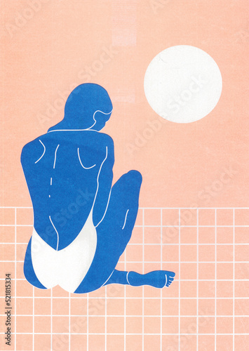 Femme de dos