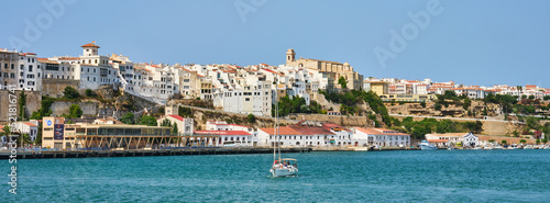 Cityscape of Mahon (Mao) capital city in Menorca, Spain © Rastislav