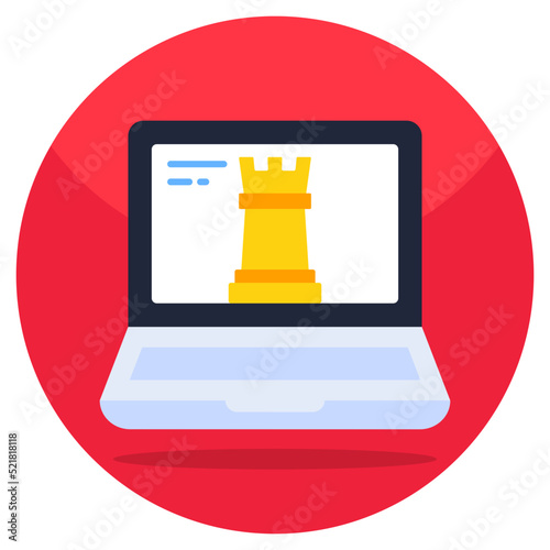 Premium download icon of digital strategy 