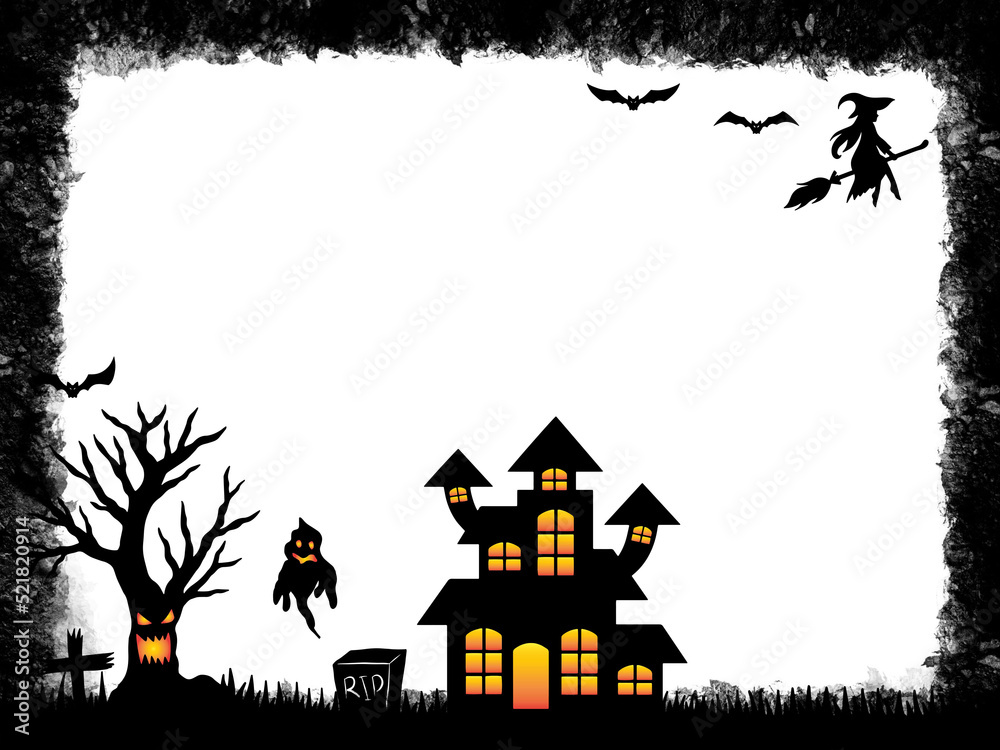 Halloween Background Silhouette Illustration
