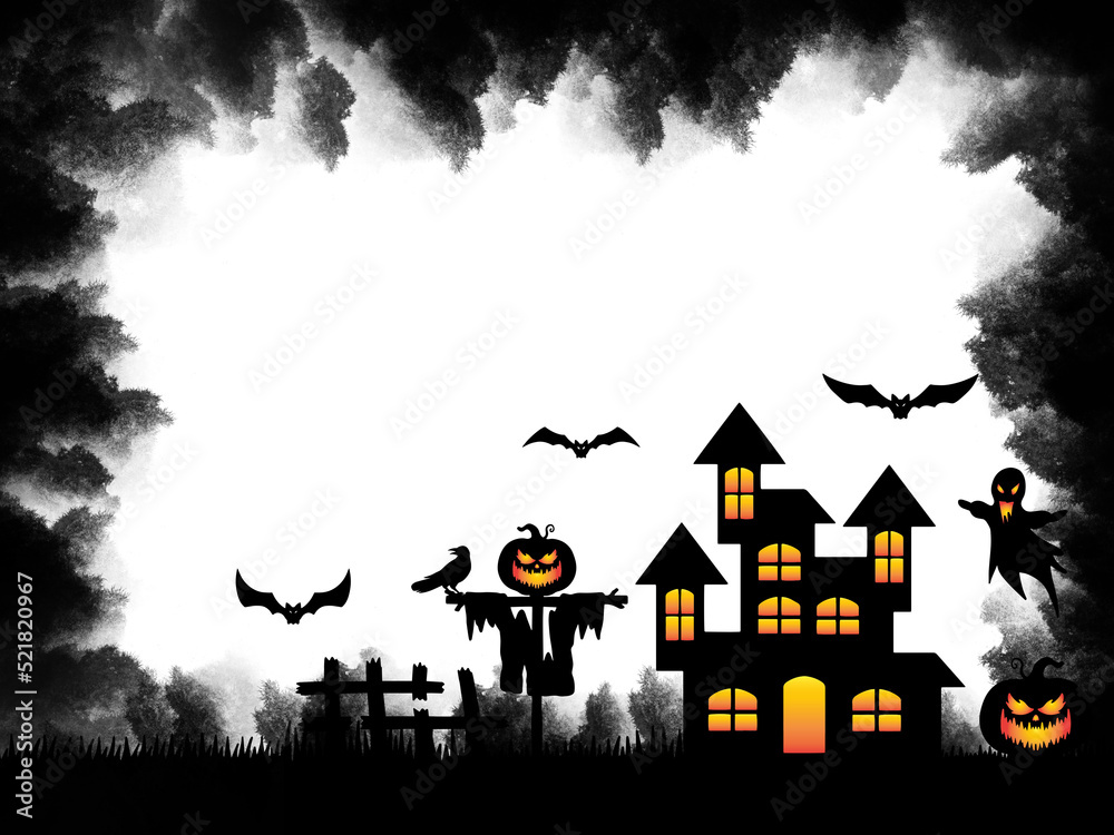 Halloween Background Silhouette Illustration
Halloween Background Silhouette Illustration
