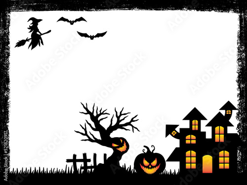 Halloween Background Silhouette Illustration 