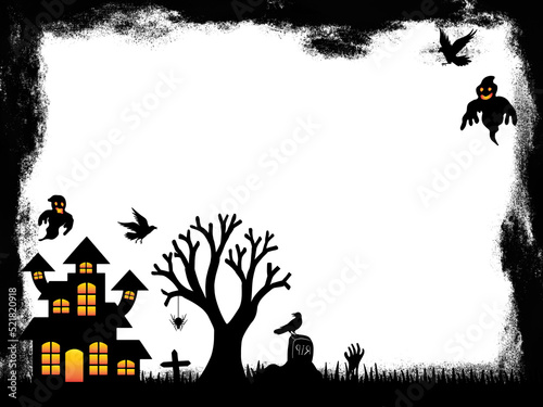 Halloween Background Silhouette Illustration 