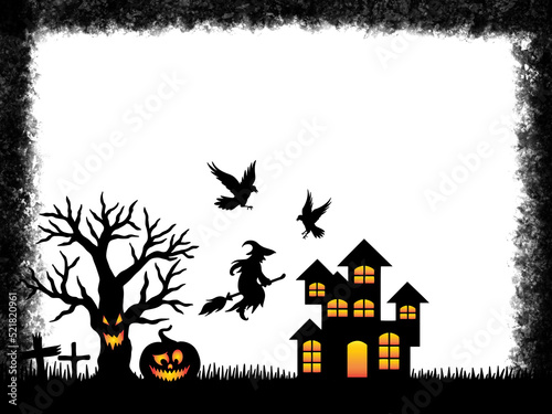 Halloween Background Silhouette Illustration 