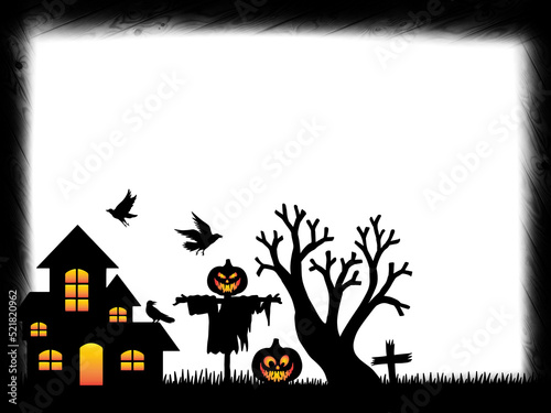 Halloween Background Silhouette Illustration 