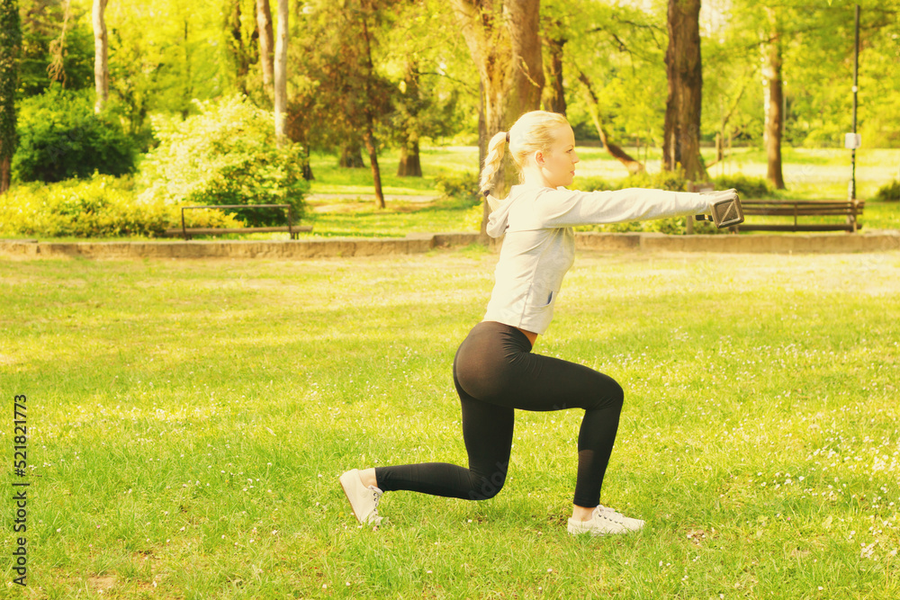 Exercise in park