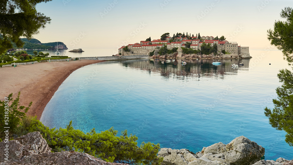 Sveti Stefan island in Montenegro.