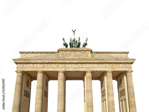 Brandenburger Tor (Brandenburg Gate) in Berlin transparent PNG photo