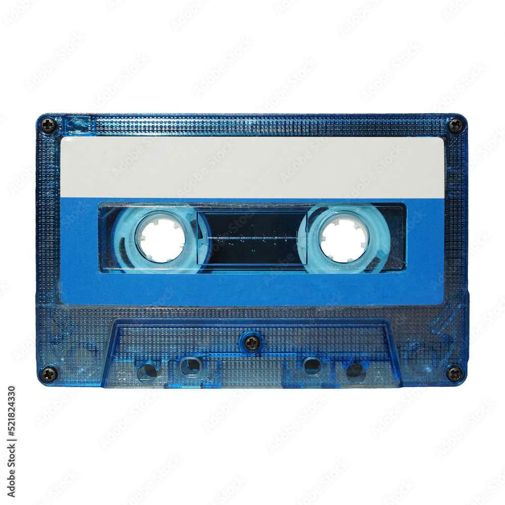 Obraz premium Tape cassette transparent background