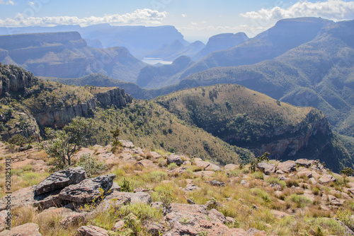 The Blyde River Canyon is a 26km long Canyon located in Mpumalanga, South Africa .