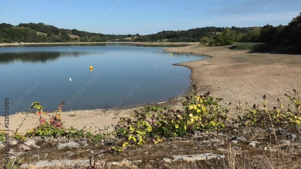 Low waterline showing drought conditions at Ardingly Resevoir in West Sussex during the summer of 2022 on the 07 August. Low waterline showing drought conditions at Ardingly Resevoir in West Sussex during the summer of 2022 on the 07 August.