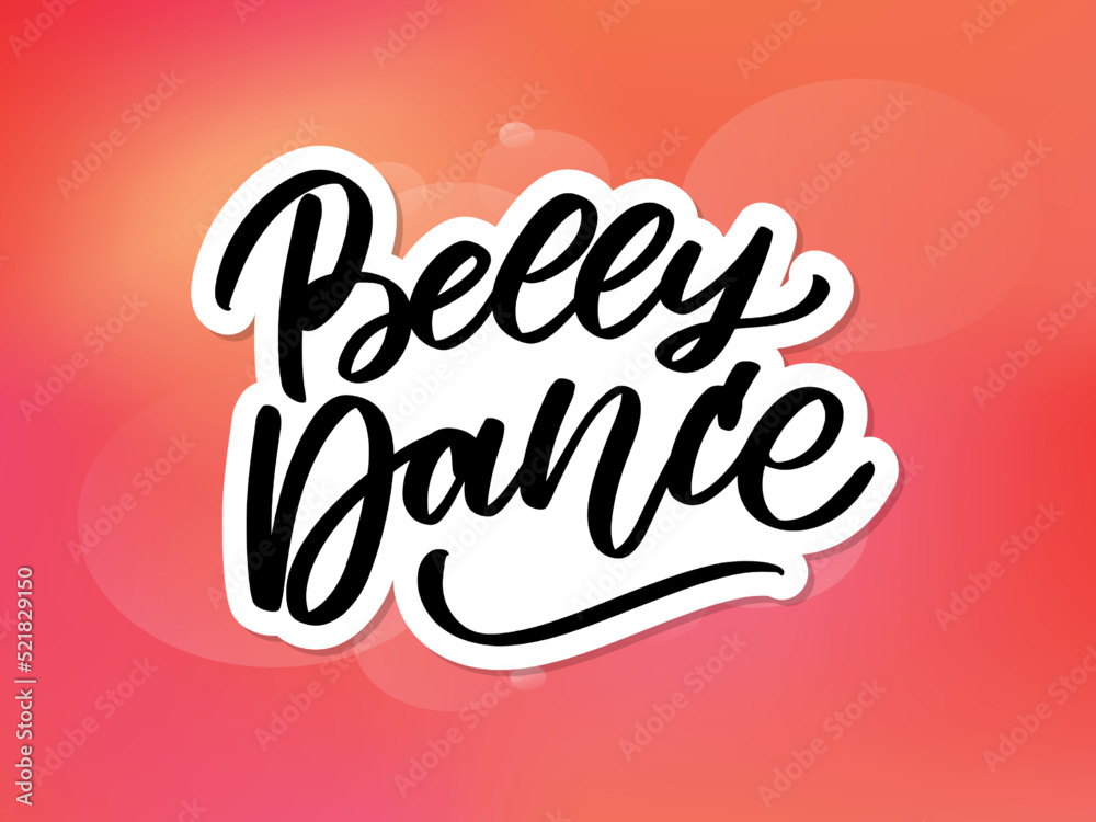 Letter belly dance lettering composition for your logo Letter belly dance lettering composition for your logo