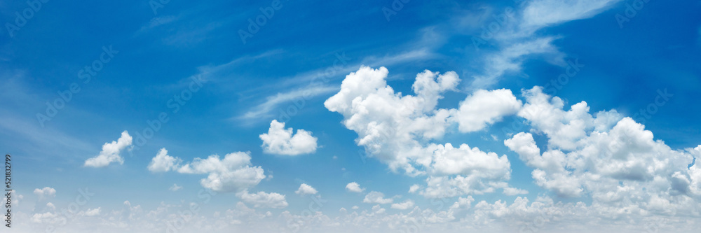 panorama blue sky with white cloud background panorama blue sky with white cloud background