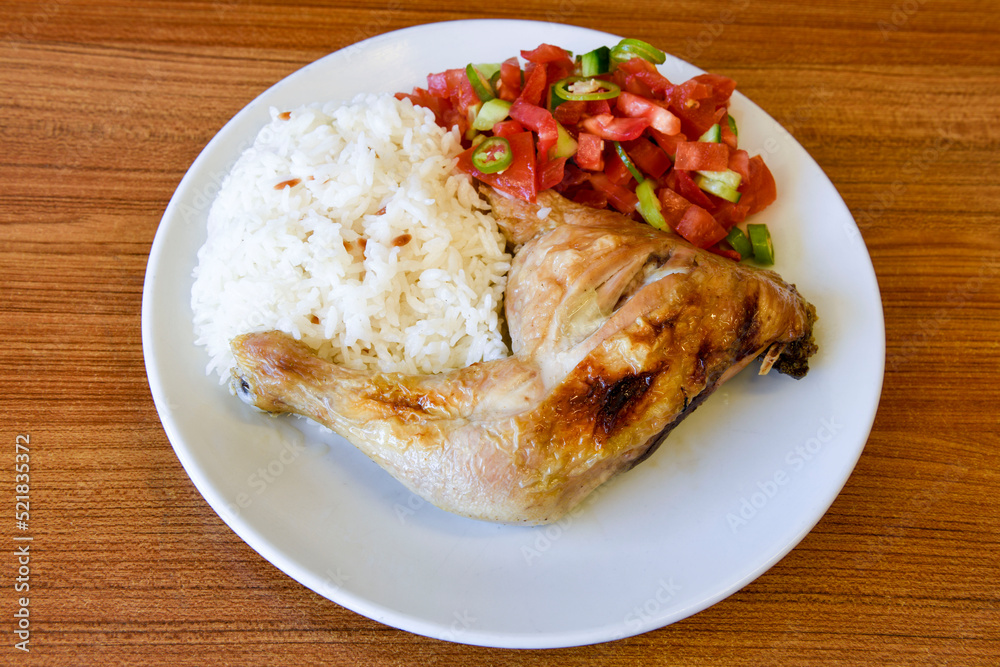 Chicken wings barbeque in a dish with BBQ grill sauce . Izgara tavuk kelebek sis kanat. Tavuk sis, gogus.