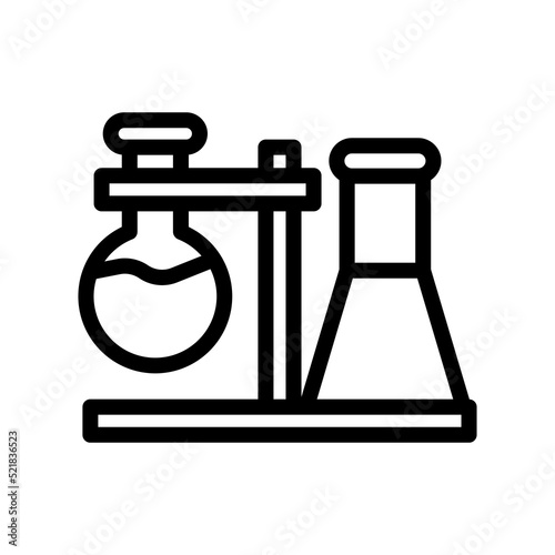 chemical icon illustration vector graphic