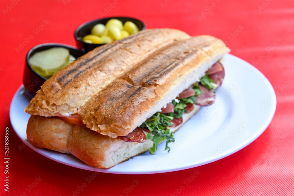 Meat Chicken Doner, between bread (Turkish Name ekmek arasi doner