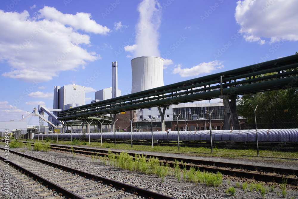 Fototapeta premium Bundestag discusses extending the service life of German nuclear power plants and coal-fired power plants, the reason for the heavily reduced gas supply from Russia, because of the Ukraine crisis. 