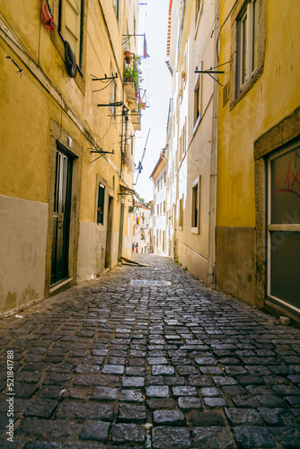 narrow street in the town © Fritz