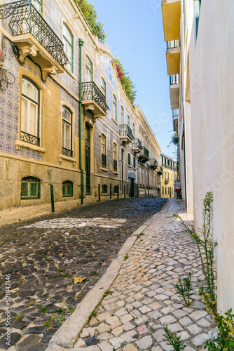 narrow street in the old town