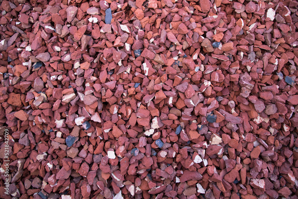 Red Broken Bricks Texture Background Red Broken Bricks Texture Background