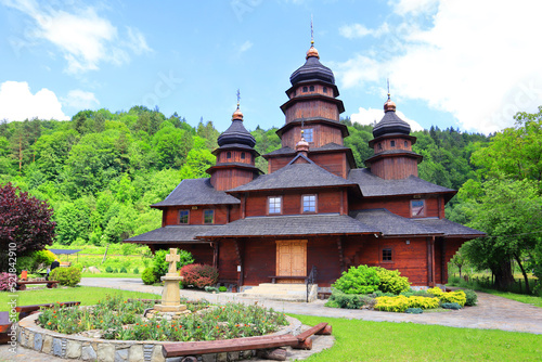 Wooden Church of St. Prophet Ilya in Yaremche, Ukraine
