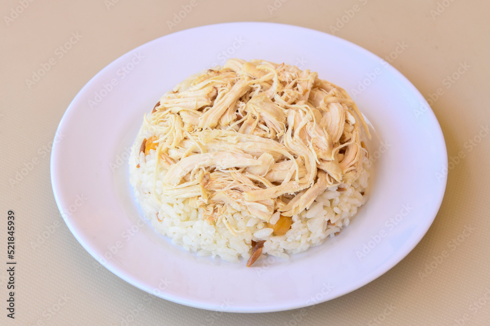 Traditional delicious Turkish food; Turkish style rice pilaf (Turkish name; Arpa sehriyeli. tavuklu, kuru fasulyeli, kavurmali pirinc pilavi) Traditional delicious Turkish food; Turkish style rice pilaf (Turkish name; Arpa sehriyeli. tavuklu, kuru fasulyeli, kavurmali pirinc pilavi)