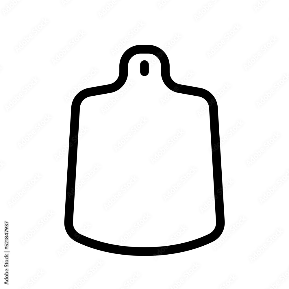 Cutting Board icon template Cutting Board icon template