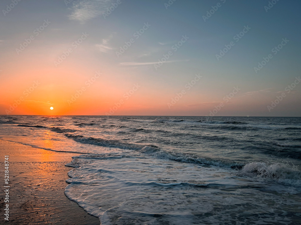 sunset on the beach sunset on the beach