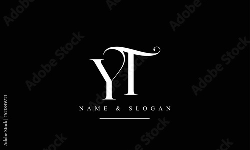 TY, YT, T, Y abstract letters logo monogram
