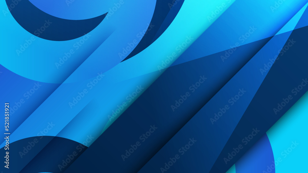 Modern abstract blue background with halftone light multiply and shiny ...