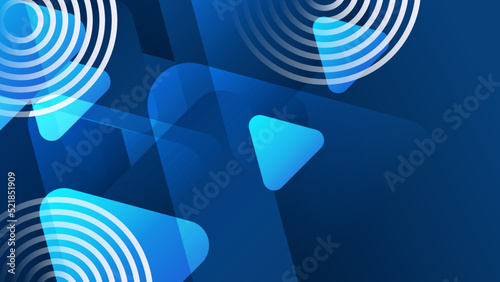 Modern abstract blue background with halftone light multiply and shiny effect vector illustration. Suit for business, corporate, banner, backdrop. Modern professional blue vector technology background