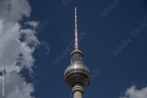 The top of the Berlin television tower "Alex"