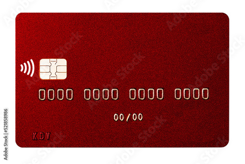MasterCard Debit card closeup photo