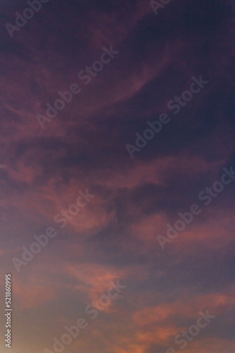 purple sunset sky