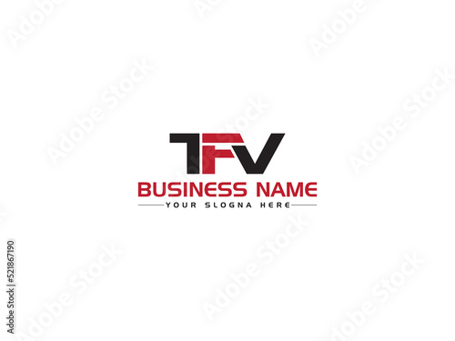 Colorful TFV t f v Logo Letter Vector Icon Design For Your Creative Business photo