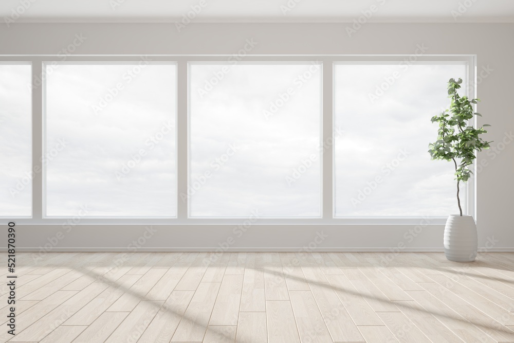 Fototapeta premium Modern interior design. 3D illustration