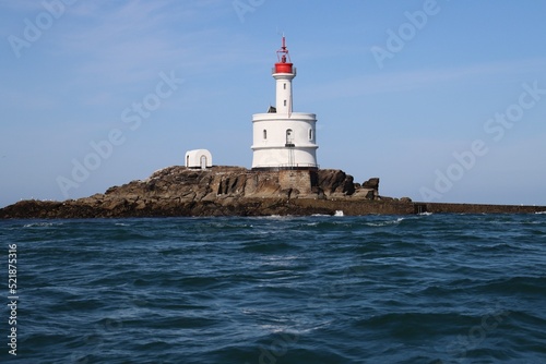 Teignouse lighthouse in Brittany 