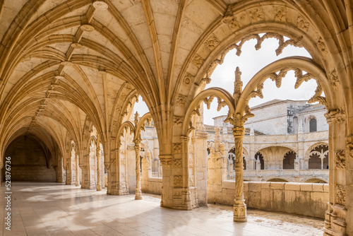 Hieronymites Monastery, Mosteiro dos Jeronimos, in Lisbon, Portugal photo