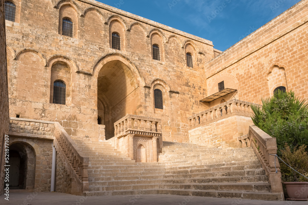 Entrance to the Mor Hananyo Monastery in Mardin, Eastern Turkey