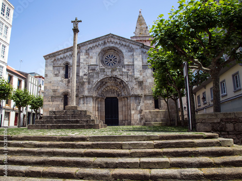 Colegiata de Santa Maria del Campo (siglo XII). A Coruña, Galicia, España. photo
