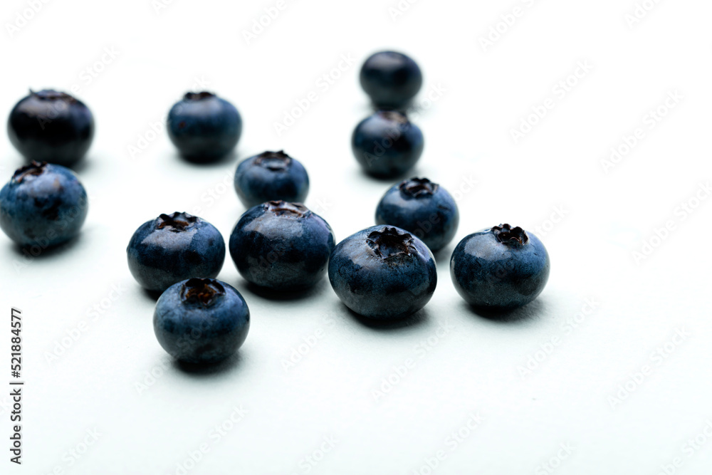 Ripe sweet blueberries. Blueberry white background with space for text. blueberry texture close up Ripe sweet blueberries. Blueberry white background with space for text. blueberry texture close up