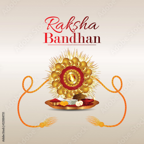Indian festival happy raksha bandhan celebration background