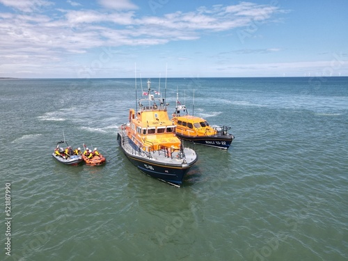 RNLI Humber Lifeboat / Bridlington Lifeboat / Withernsea Lifeboat on manoeuvres
