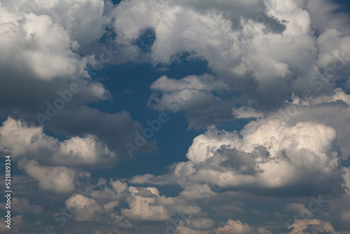 Puffy Clouds in a Blue Sky © Jerry