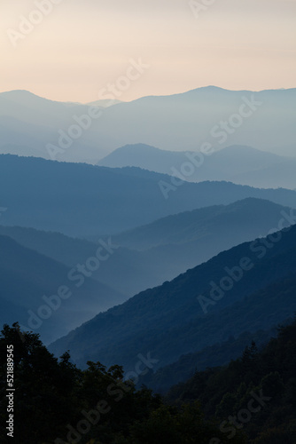 Newfound Gap area in the Great Smoky Mountains