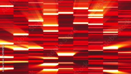 Red Light Beam Tiles Loop Animation Background
